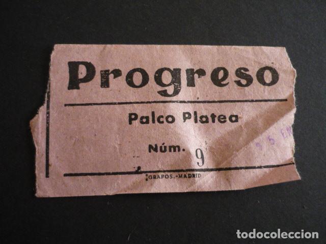 Cine: MADRID CINE PROGRESO ENTRADA DE CINE A&Ntilde;OS 50 - Foto 1
