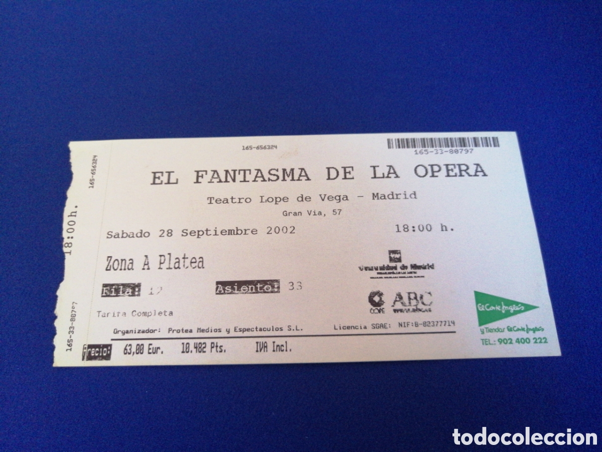 Cine: EL FANTASMA DE LA OPERA 2002 - Foto 1