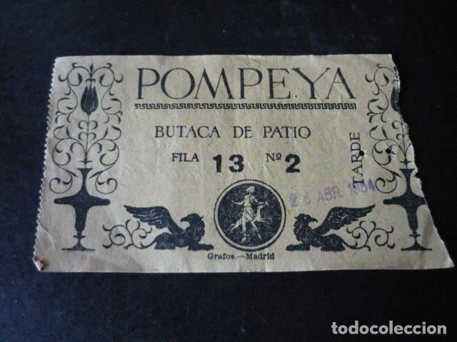 Cine: MADRID CINE POMPEYA ENTRADA DE CINE - Foto 1