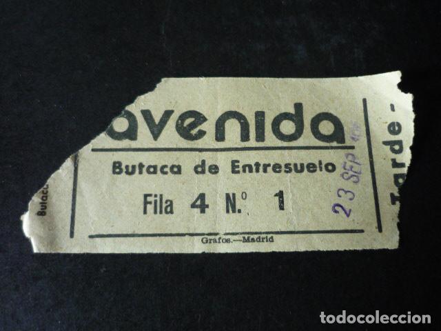 Cine: MADRID CINE AVENIDA ENTRADA DE CINE - Foto 1