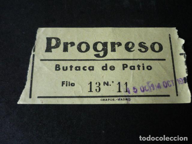 Cine: MADRID CINE PROGRESO ENTRADA DE CINE - Foto 1