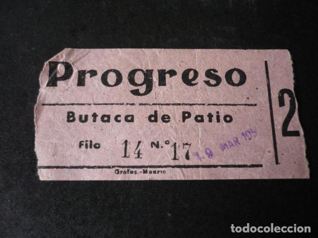 Cine: MADRID CINE PROGRESO ENTRADA DE CINE - Foto 1