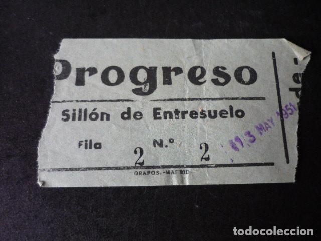 Cine: MADRID CINE PROGRESO ENTRADA DE CINE - Foto 1