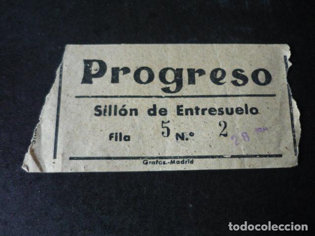 Cine: MADRID CINE PROGRESO ENTRADA DE CINE - Foto 1