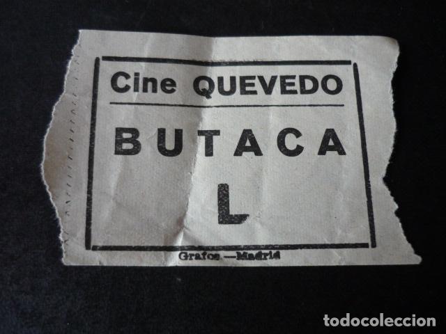 Cine: MADRID CINE QUEVEDO ENTRADA DE CINE - Foto 1
