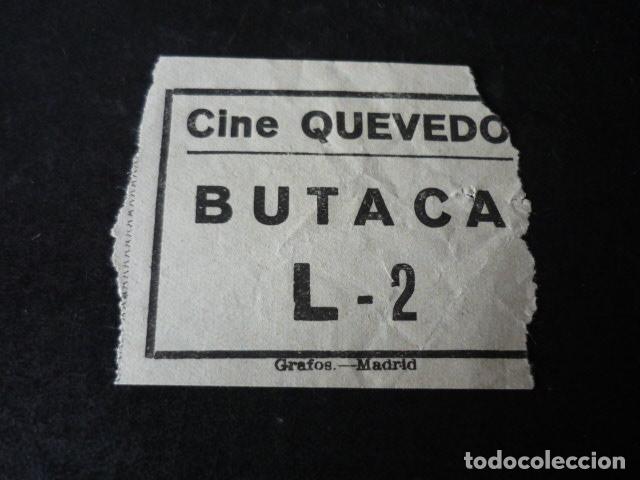 Cine: MADRID CINE QUEVEDO ENTRADA DE CINE - Foto 1