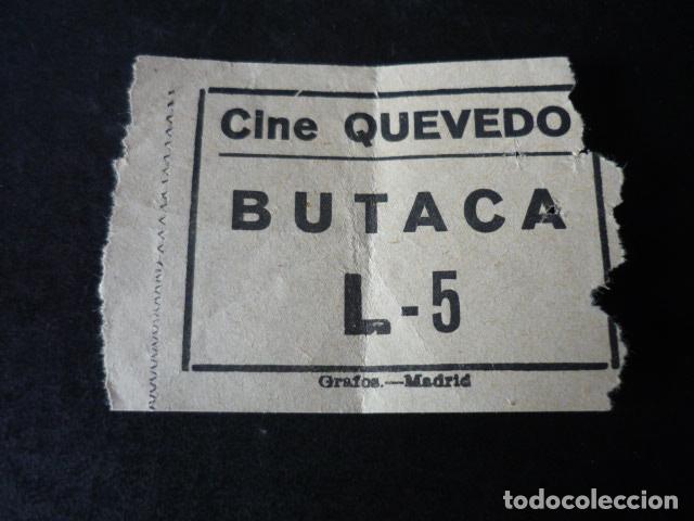 Cine: MADRID CINE QUEVEDO ENTRADA DE CINE - Foto 1