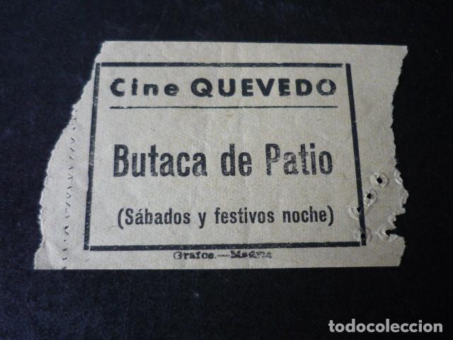 Cine: MADRID CINE QUEVEDO ENTRADA DE CINE - Foto 1