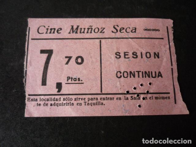 Cine: MADRID CINE MU&Ntilde;OZ SECA ENTRADA DE CINE - Foto 1