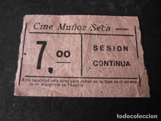 Cine: MADRID CINE MU&Ntilde;OZ SECA ENTRADA DE CINE - Foto 1