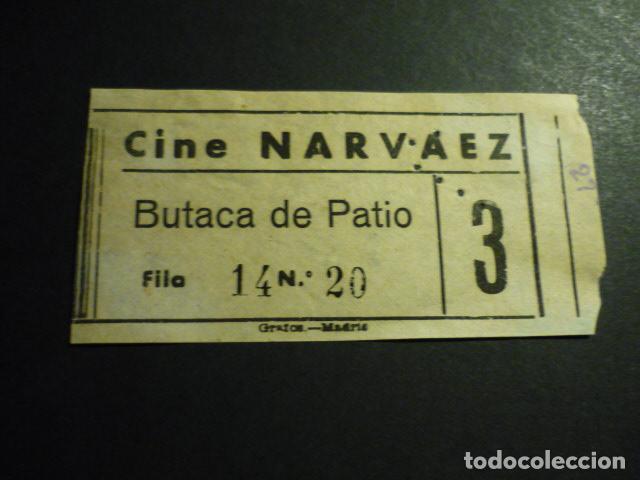 Cine: MADRID CINE NARVAEZ ENTRADA DE CINE - Foto 1