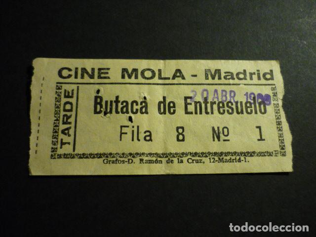 Cine: MADRID CINE MOLA ENTRADA DE CINE - Foto 1