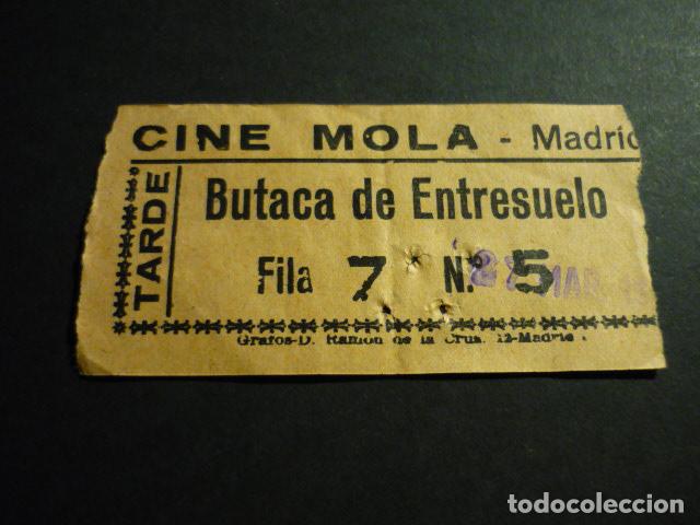 Cine: MADRID CINE MOLA ENTRADA DE CINE - Foto 1
