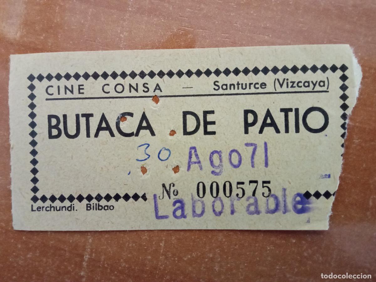 Cine: ENTRADA USADA CINE CONSA DE SANTURCE, VIZCAYA - Foto 1