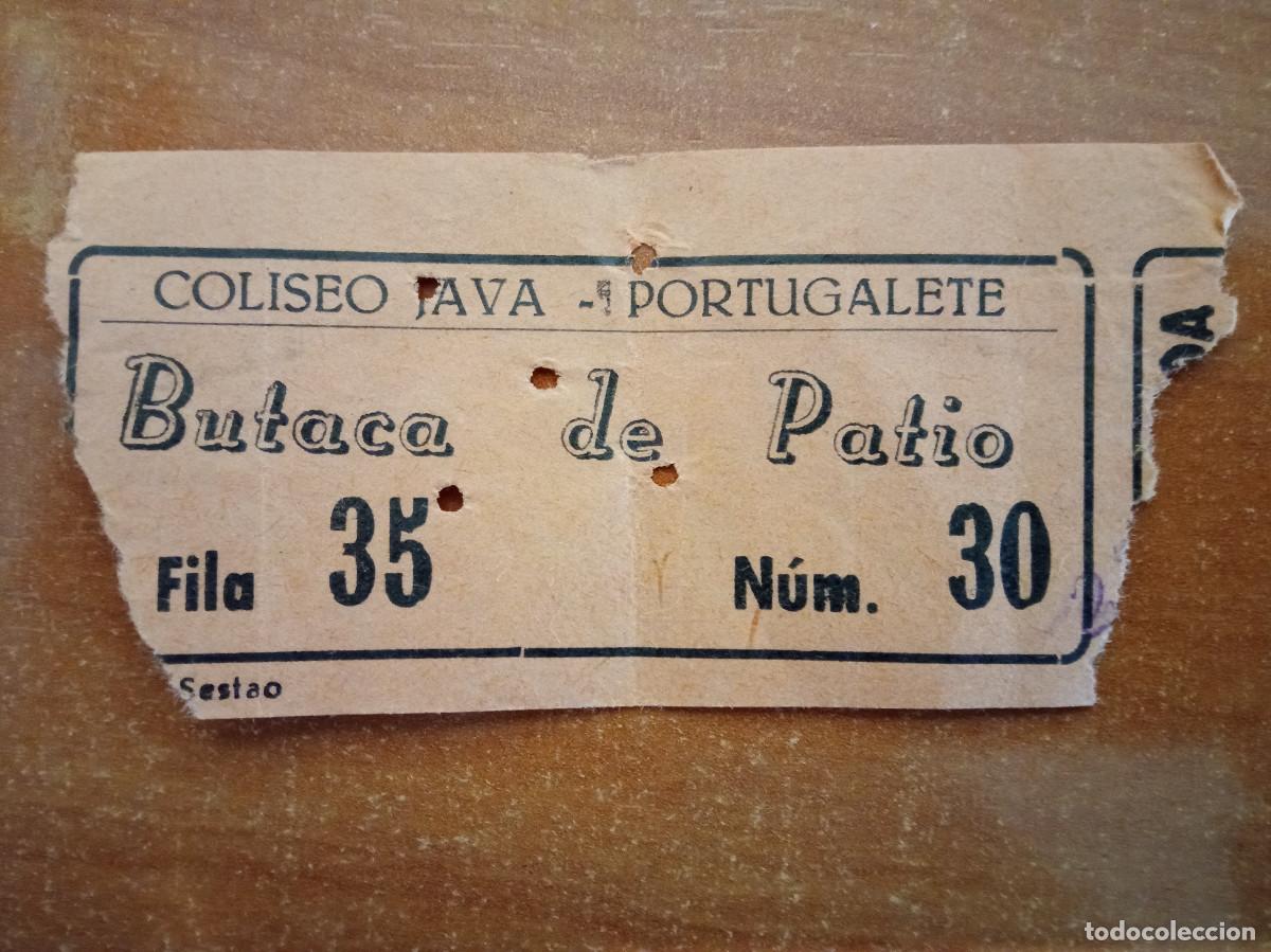Cine: ENTRADA USADA COLISEO JAVA DE PORTUGALETE, VIZCAYA - Foto 1
