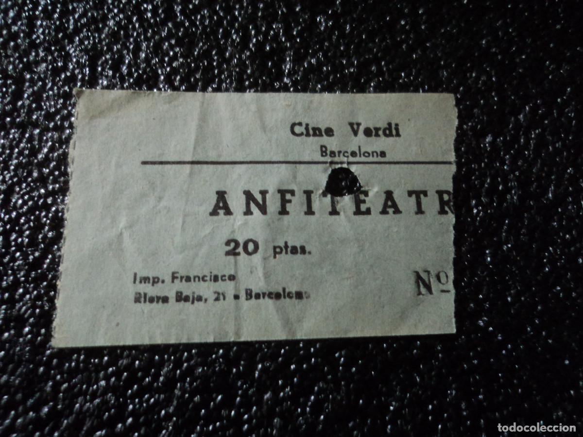 Cine: entrada cine verdi, anfiteatro - Foto 1