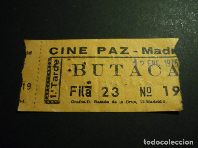 Cine: MADRID CINE PAZ ENTRADA DE CINE - Foto 1