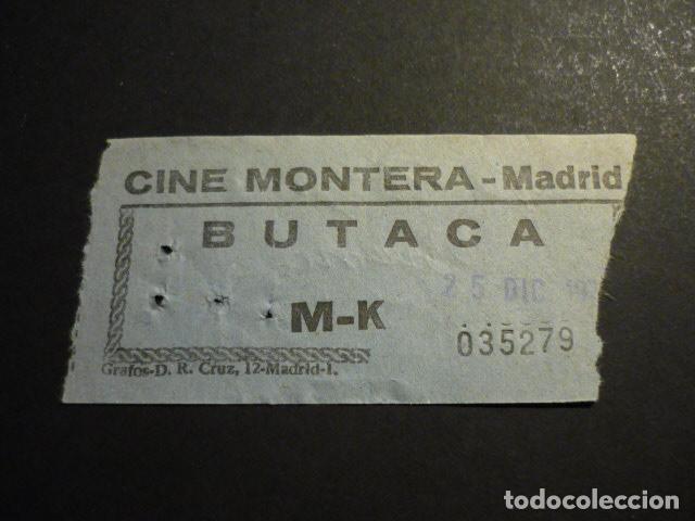 Cine: MADRID CINE MONTERA ENTRADA DE CINE - Foto 1