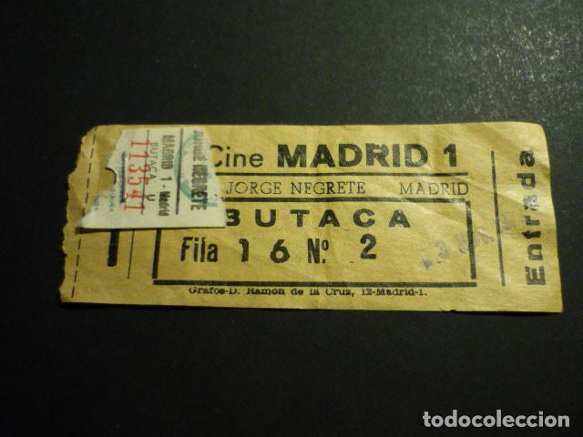 Cine: MADRID CINE MADRID ENTRADA DE CINE - Foto 1