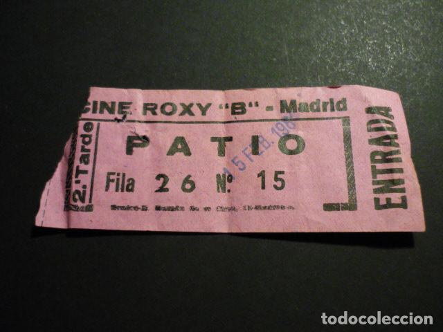 Cine: MADRID CINE ROXY B ENTRADA DE CINE - Foto 1