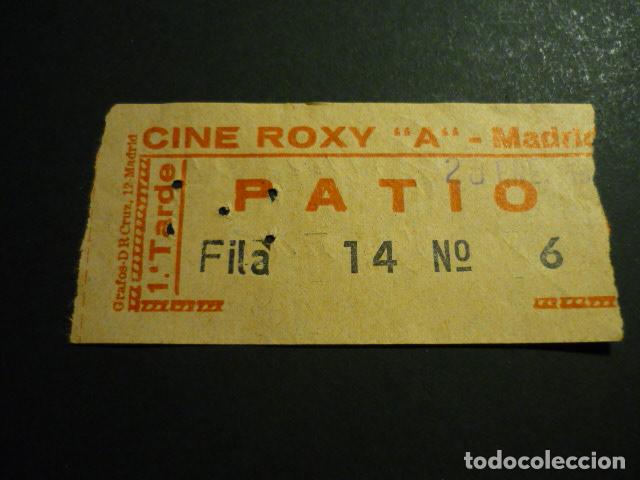 Cine: MADRID CINE ROXY A ENTRADA DE CINE - Foto 1