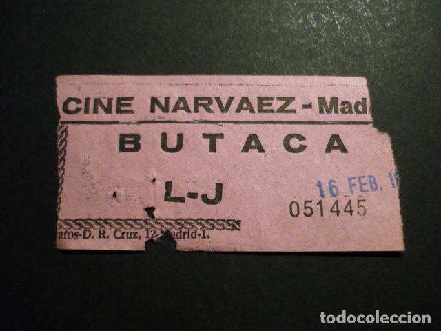 Cine: MADRID CINE NARVAEZ ENTRADA DE CINE - Foto 1