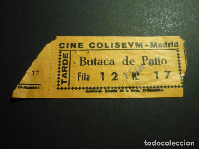 Cine: MADRID CINE COLISEUM ENTRADA DE CINE - Foto 1