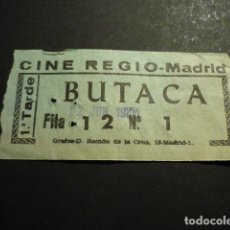 Cinema: MADRID CINE REGIO ENTRADA DE CINE