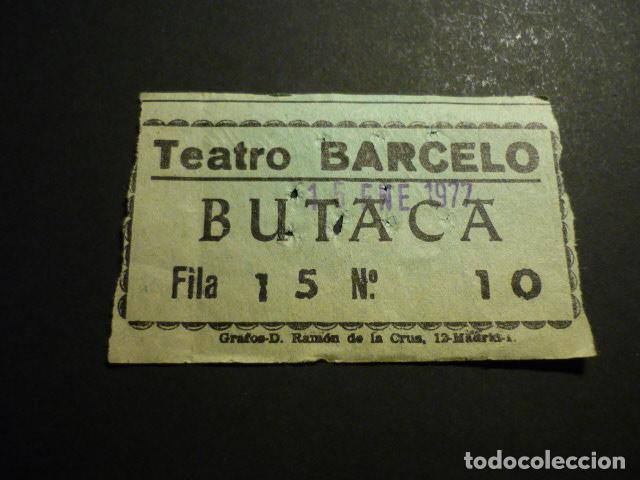 Cine: MADRID TEATRO BARCELO ENTRADA DE CINE - Foto 1