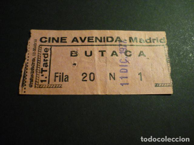 Cine: MADRID CINE AVENIDA ENTRADA DE CINE - Foto 1
