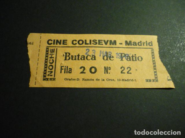 Cine: MADRID CINE COLISEUM ENTRADA DE CINE - Foto 1