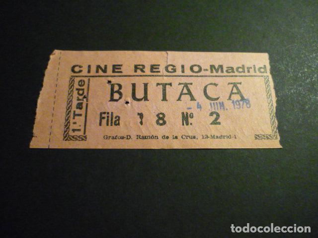 Cine: MADRID CINE REGIO ENTRADA DE CINE - Foto 1