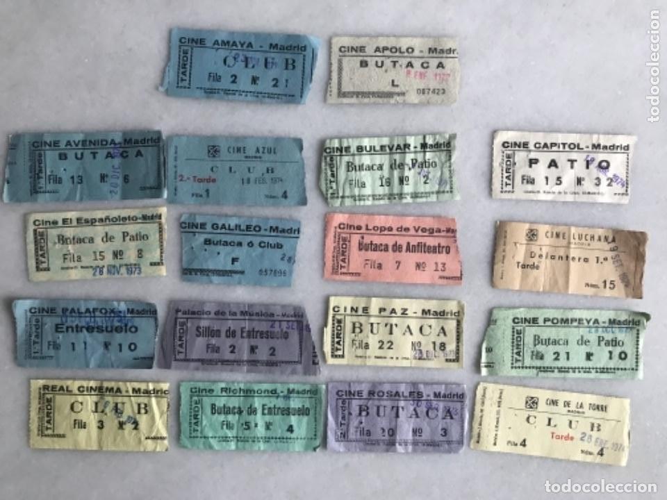 Cine: Lote entradas variadas de cines de Madrid - Foto 1