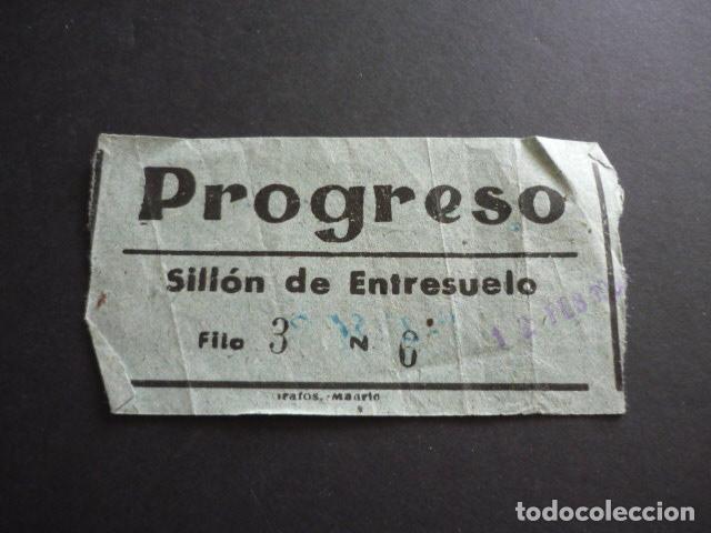 Cine: MADRID CINE PROGRESO ANTIGUA ENTRADA DE CINE - Foto 1