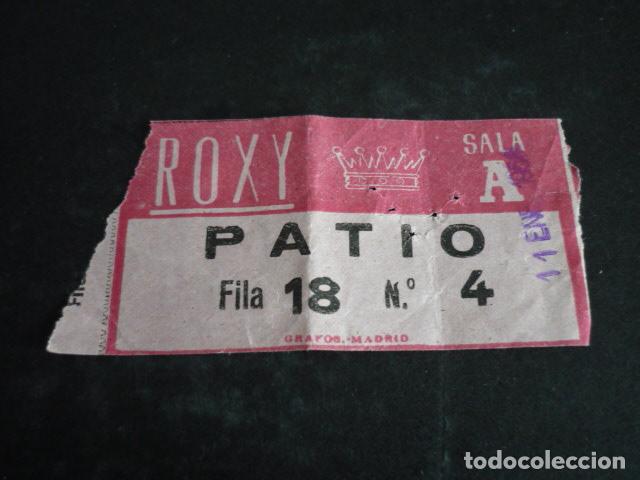 Cine: MADRID CINE ROXY ANTIGUA ENTRADA DE CINE - Foto 1