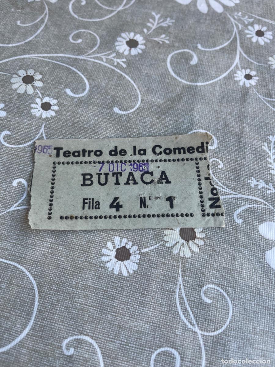 Cine: Entrada teatro de la Comedia de Madrid 1965 - Foto 1