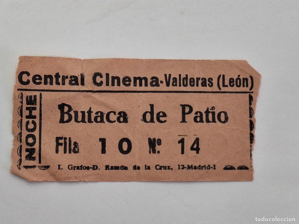 Cine: ENTRADA CINEMA VALDERAS. 1985 - Foto 1