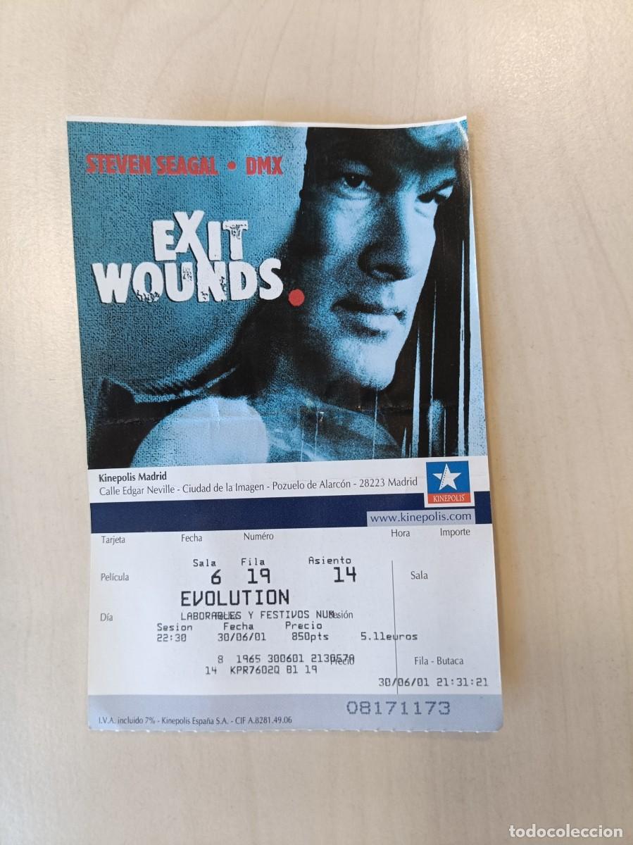 Cine: ENTRADA CINE KIN&Eacute;POLIS MADRID - EVOLUTION - EXIT WOUNDS - A&Ntilde;O 2001 - Foto 1