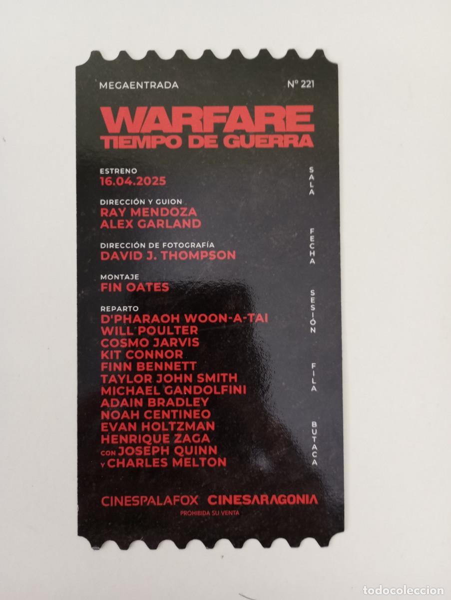 Cine: Megaentrada Warfare A24 - Foto 3