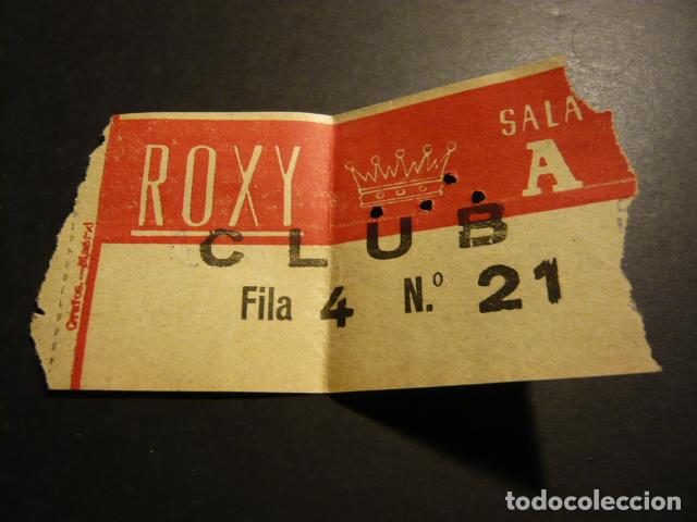 Cine: MADRID CINE ROXY ANTIGUA ENTRADA - Foto 1