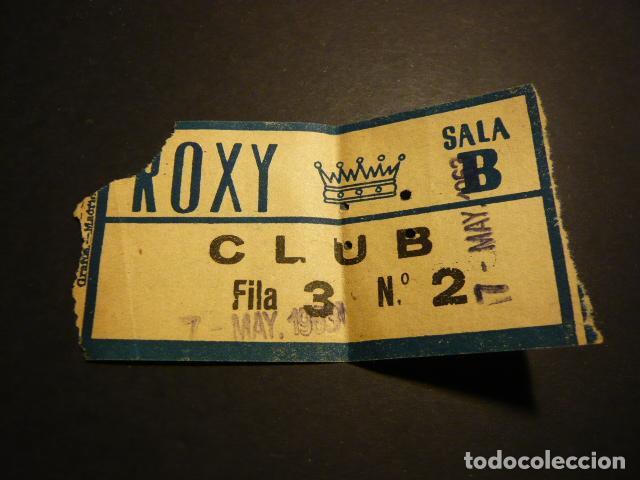 Cine: MADRID CINE ROXY ANTIGUA ENTRADA - Foto 1