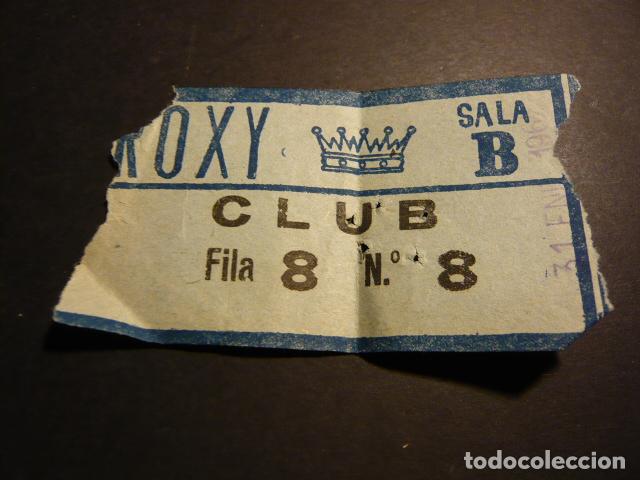 Cine: MADRID CINE ROXY ANTIGUA ENTRADA - Foto 1