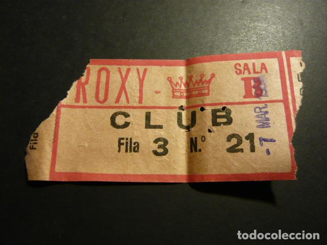 Cine: MADRID CINE ROXY ANTIGUA ENTRADA - Foto 1