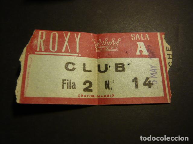 Cine: MADRID CINE ROXY ANTIGUA ENTRADA - Foto 1