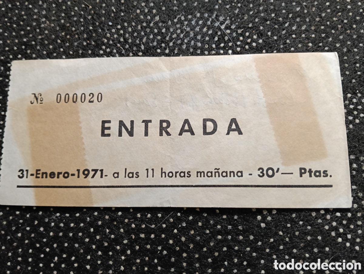 Cine: Entrada 31 de Enero de 1971 30 pts. - Foto 1