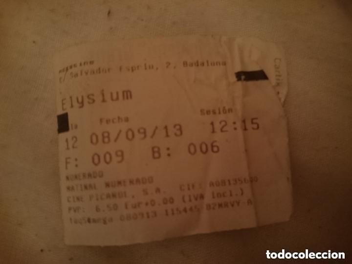 Cine: ENTRADA CINE PELICULA ELYSIUM - A&Ntilde;O 2013 - Foto 1