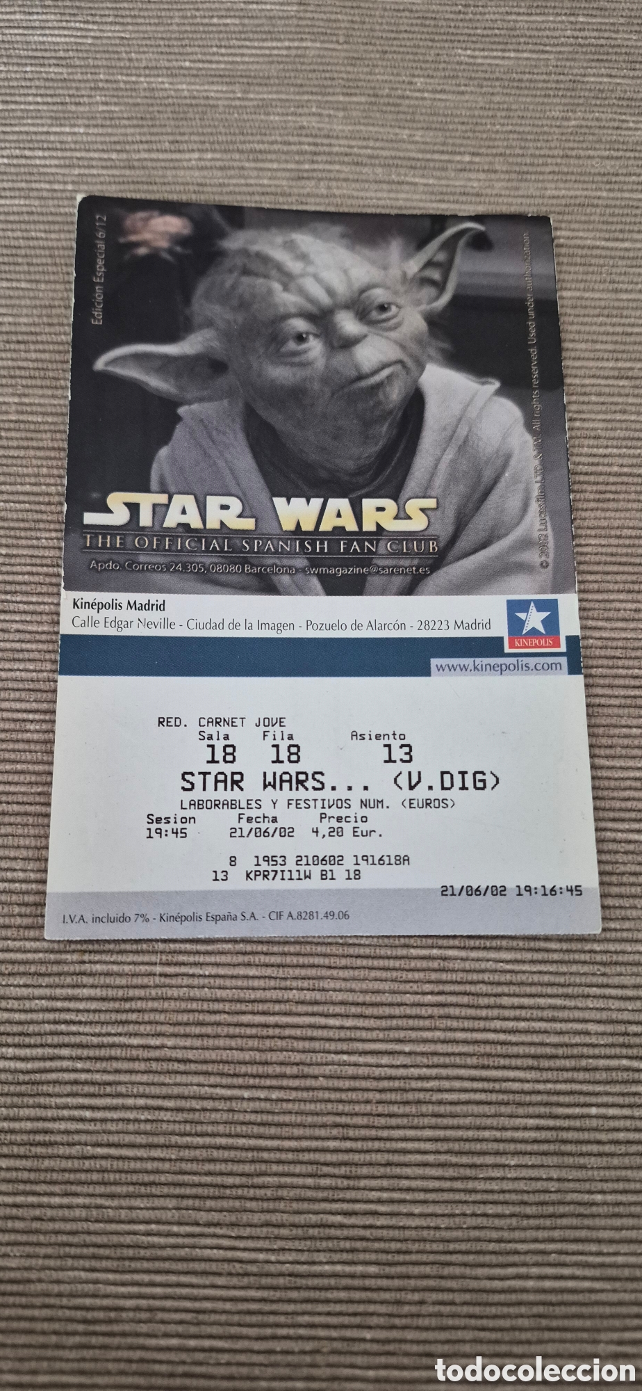 Cine: ENTRADA KINEPOLIS STAR WARS - Foto 1
