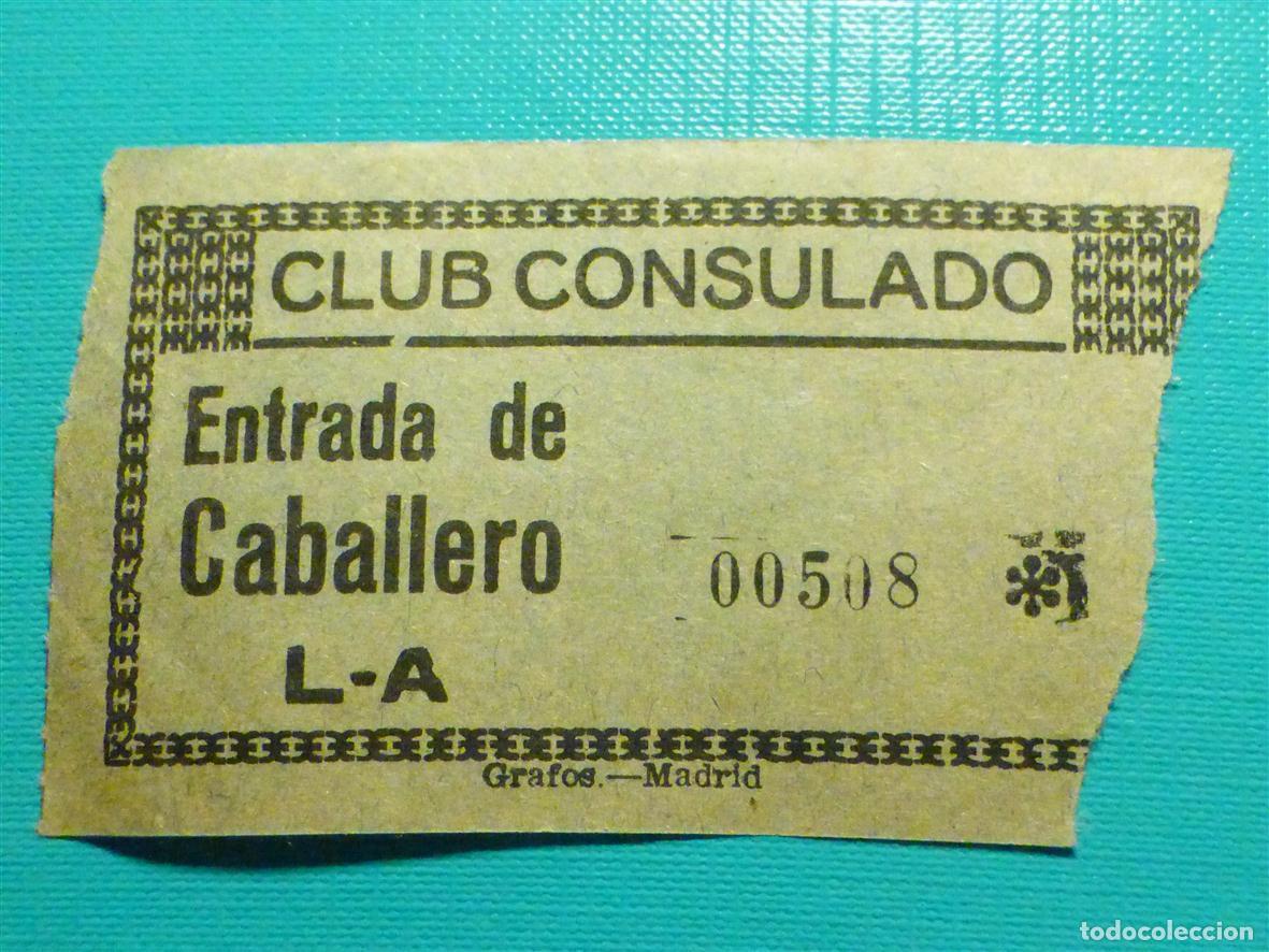 Cinema: Entrada - Discoteca - Club - Sala - Consulado - Madrid - A&Ntilde;OS 60&acute;s 70&acute;s