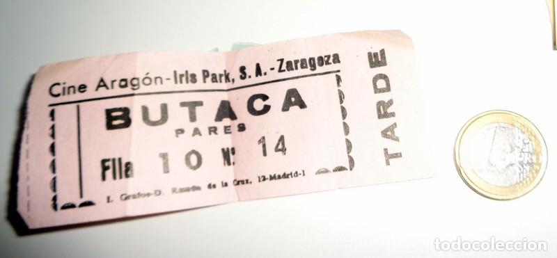 Cinema: ENTRADA TICKET CINE ARAG&Oacute;N IRIS PARK ZARAGOZA. ANTIGUA. SESION DE TARDE