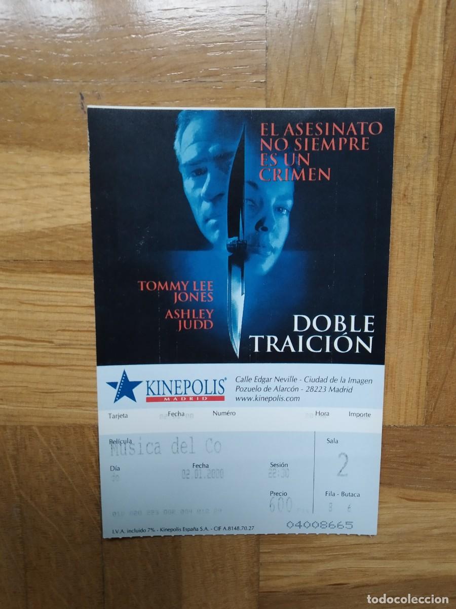 Cinema: ENTRADA CINE KINEPOLIS DOBLE TRAICION TOMMY LEE JONES ASHLEY JUDD. MUSICA DEL CORAZON VER FOTOS